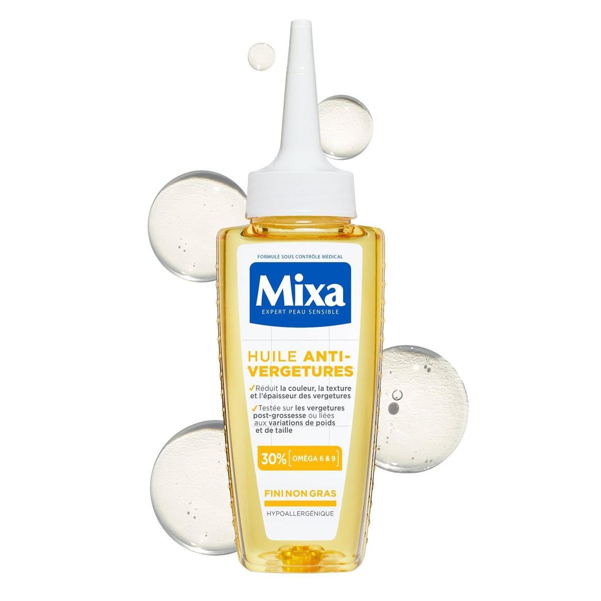 Huile Anti-Vergetures Mixa – 100 ml