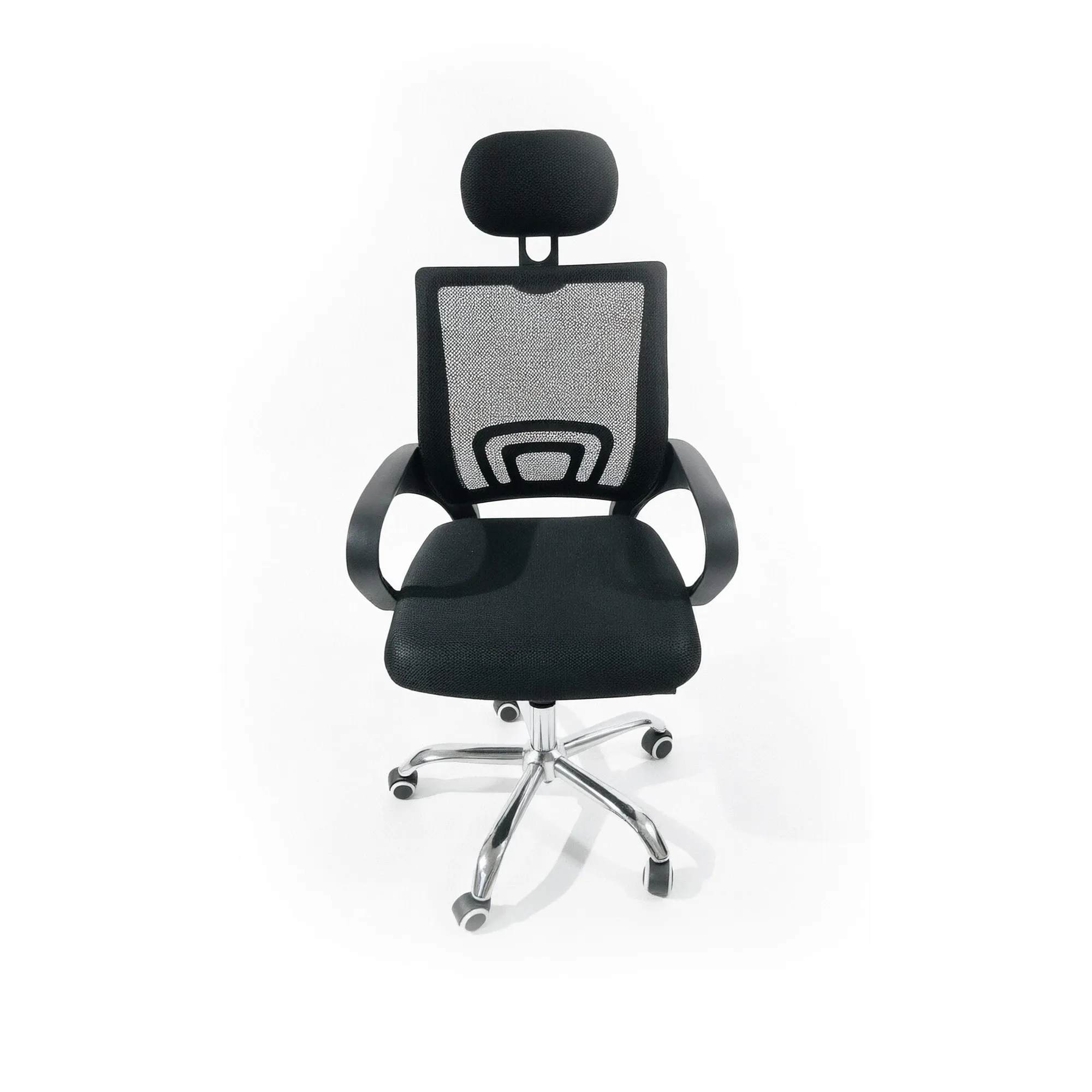 Chaise de bureau exécutive dossier haut en filet HT-750A - Noir