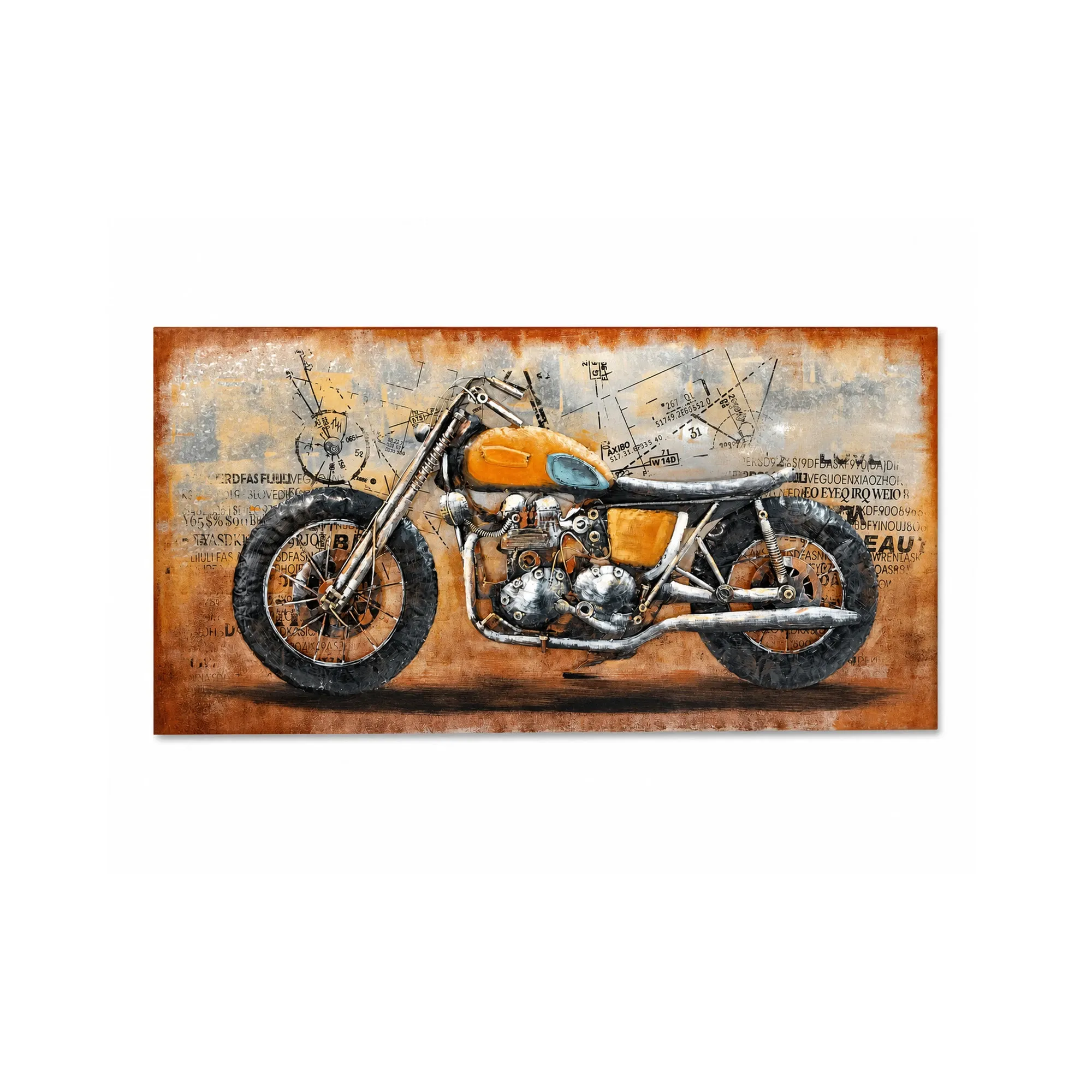Tableau décoratif 3D 140 x 70 cm - Réf. FAM-1904Z