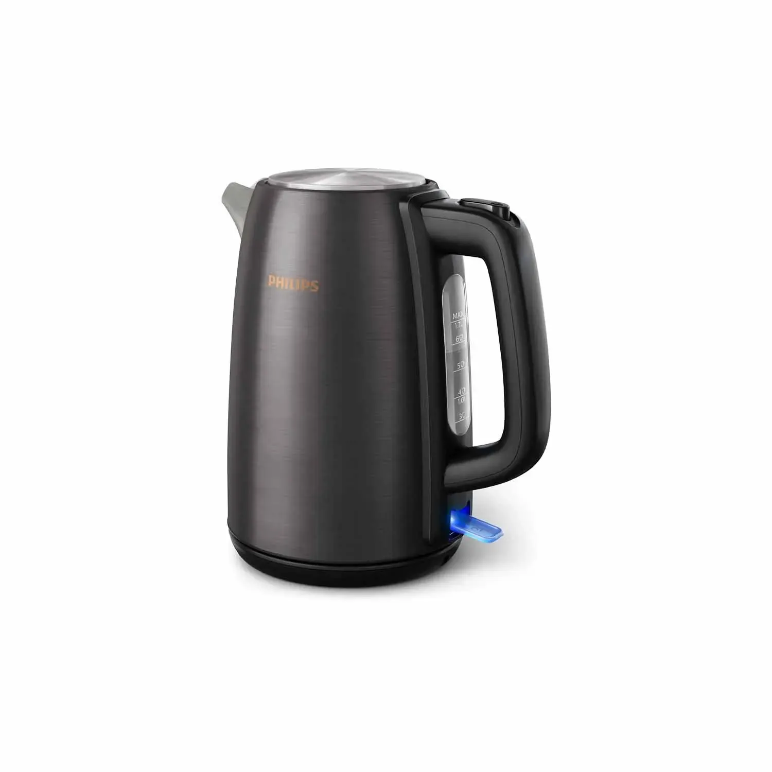 Bouilloire inox Philips Série 5000 HD9352/31 1,7 L - Noir et cuivre