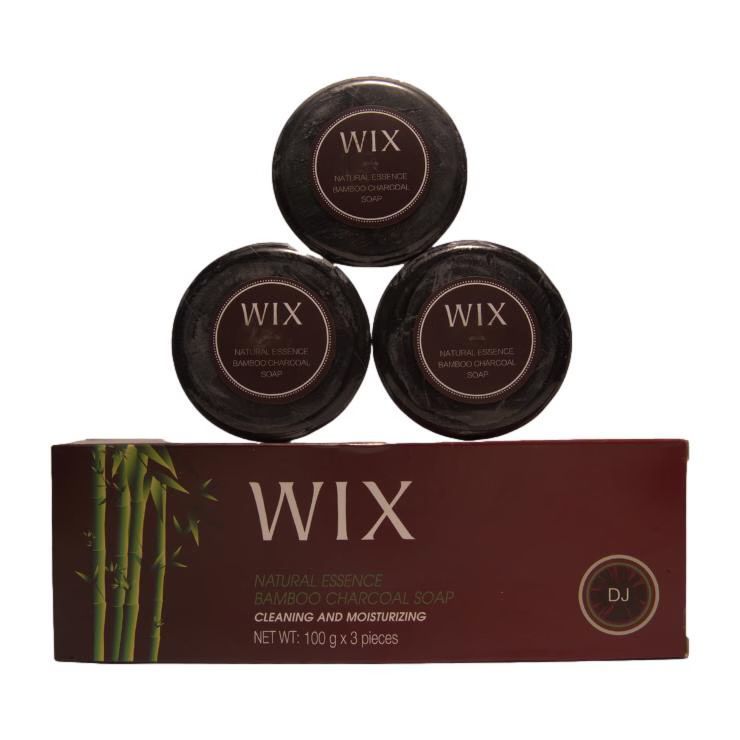 +WIX+ – Savon au charbon de bambou (100 g)