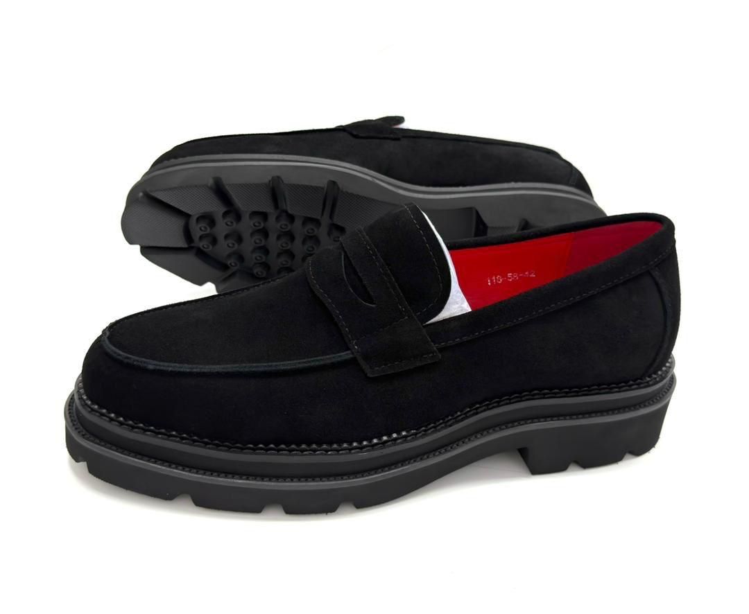 Mocassins Homme en Daim Noir