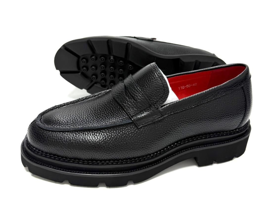 Mocassins Homme en Cuir Noir