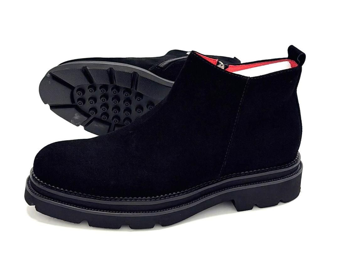 Bottes Homme en Daim Noir