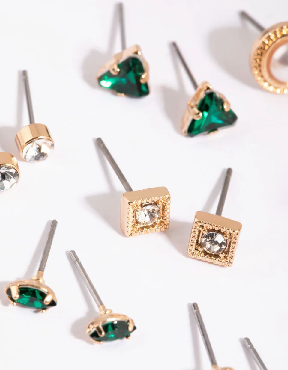Boucles d’Oreilles Stud Géométriques