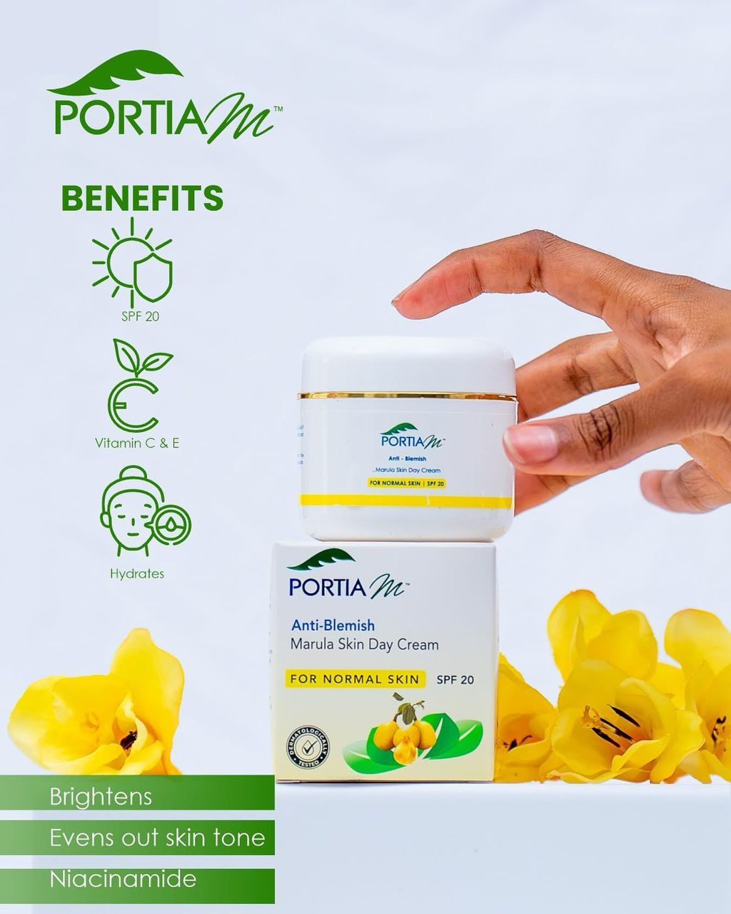 Crème de Jour Portia M Marula – Peaux Normales