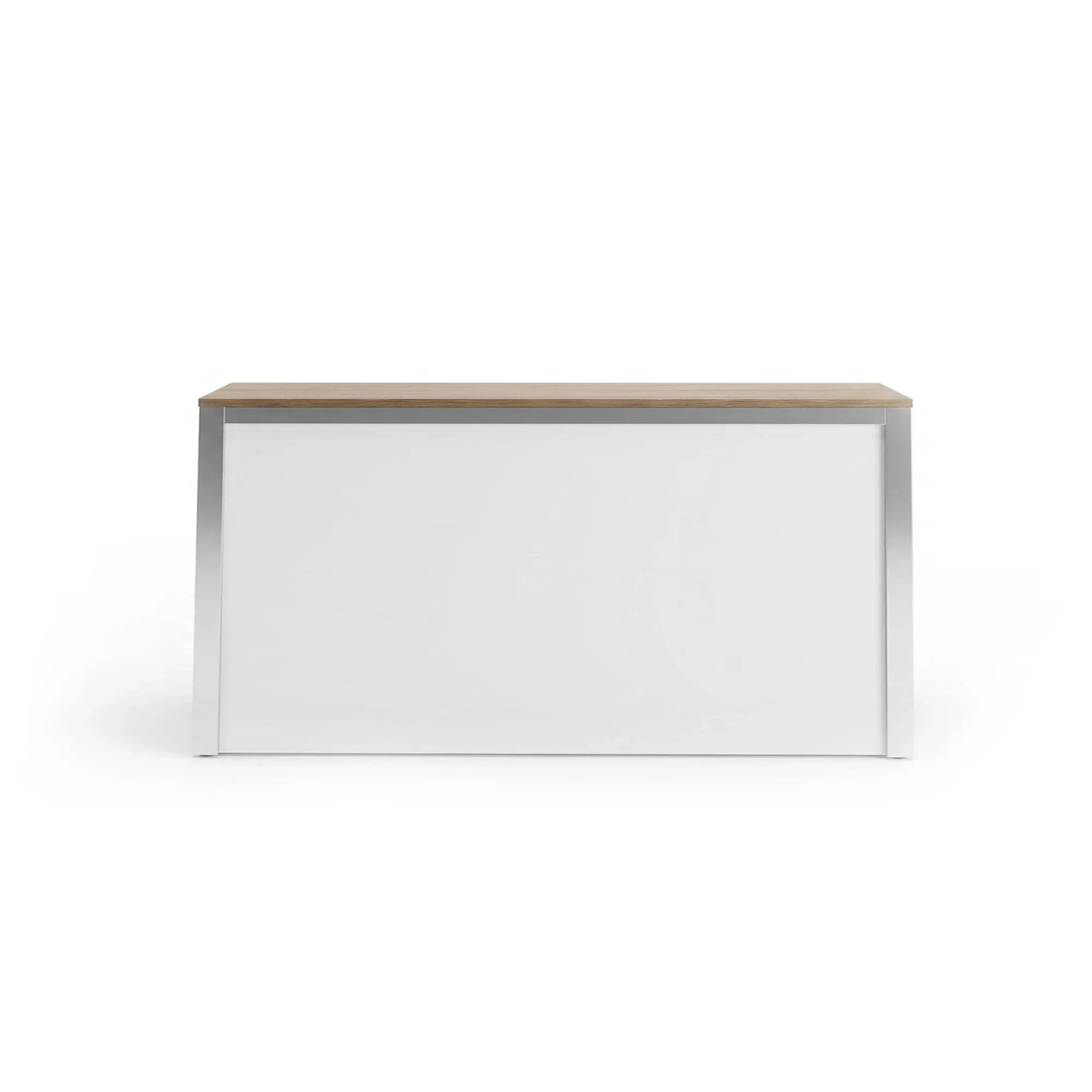 Comptoir d'accueil 200 x 70 x 105 cm avec tiroir - Blanc