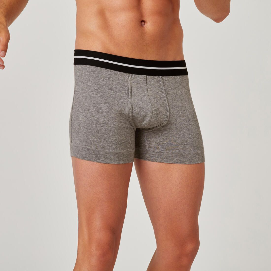 Boxer fitness droite coton majoritaire - 520