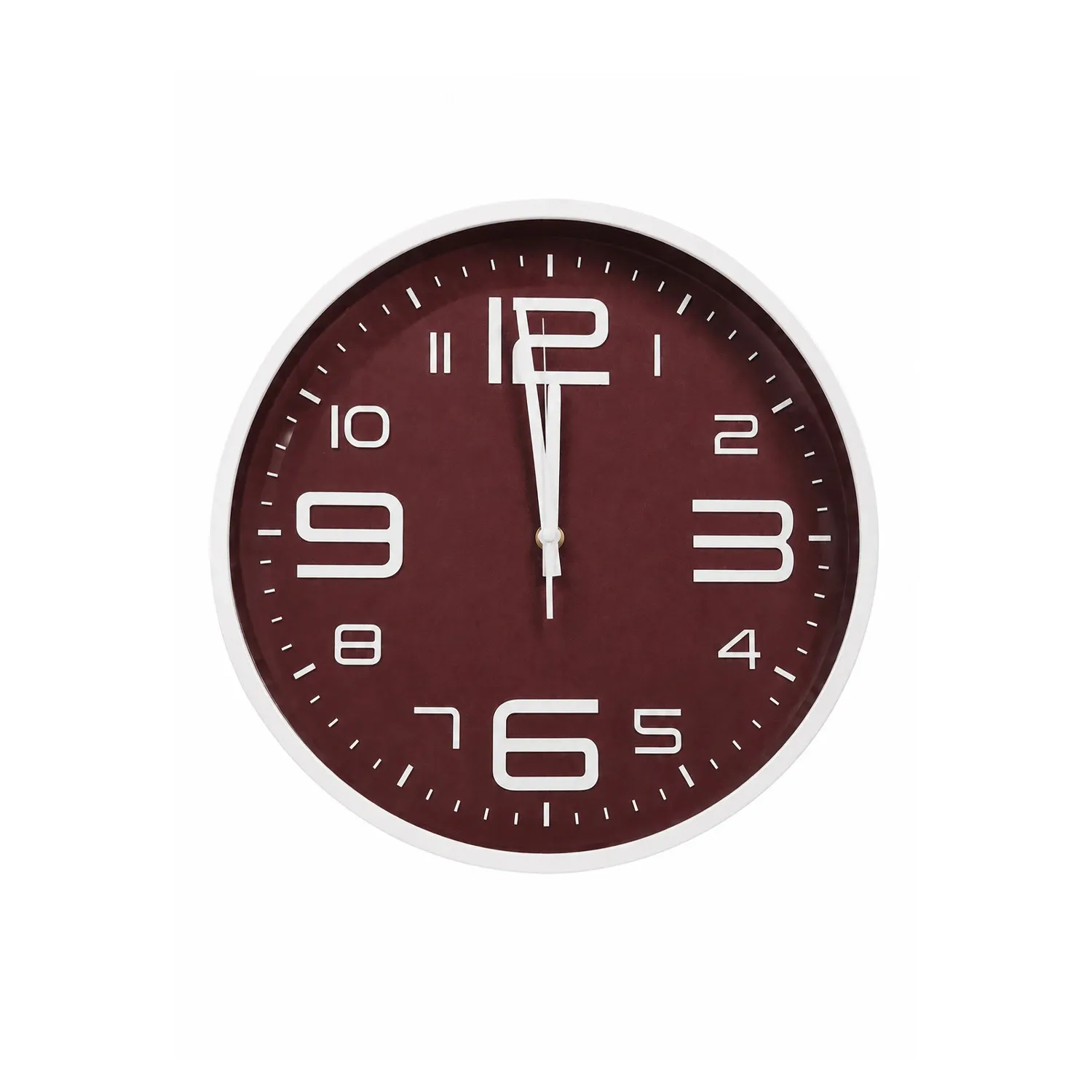 Horloge murale 30x30 cm - Rouge rose