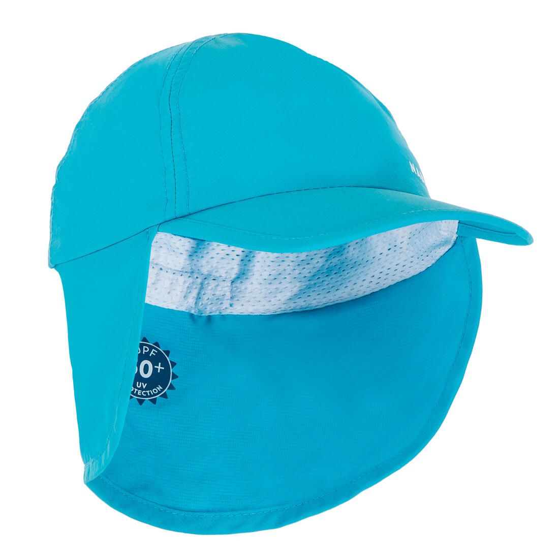 Casquette anti UV bébé nageur rose