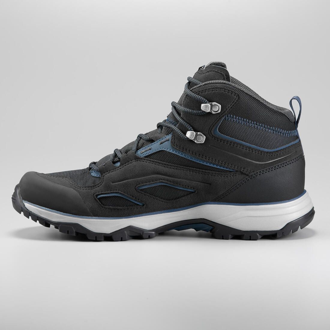 Chaussures imperméables de randonnée montagne - mh100 mid noir homme