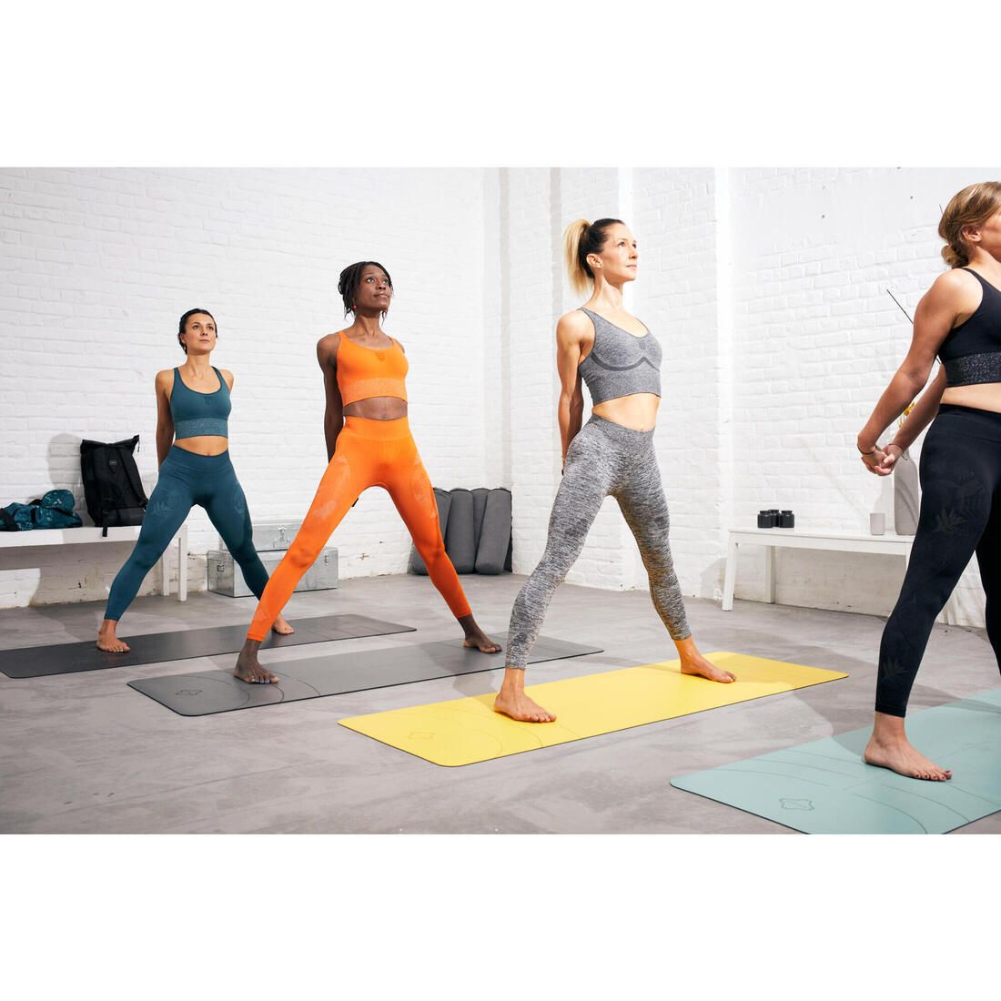 LEGGING 7/8 YOGA DYN SANS COUTURES ORANGE