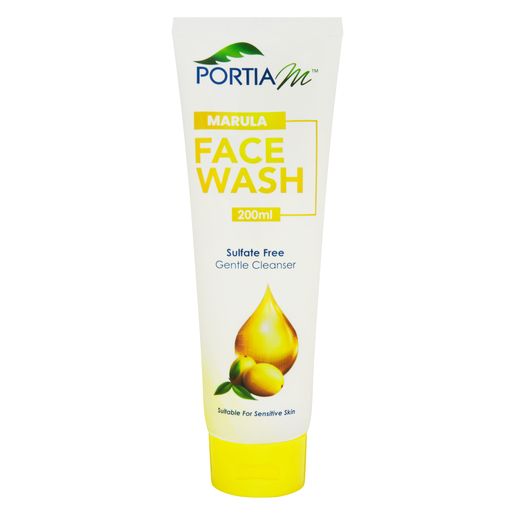 Gel Nettoyant Visage au Marula Portia M – Sans Sulfates – 200 ml