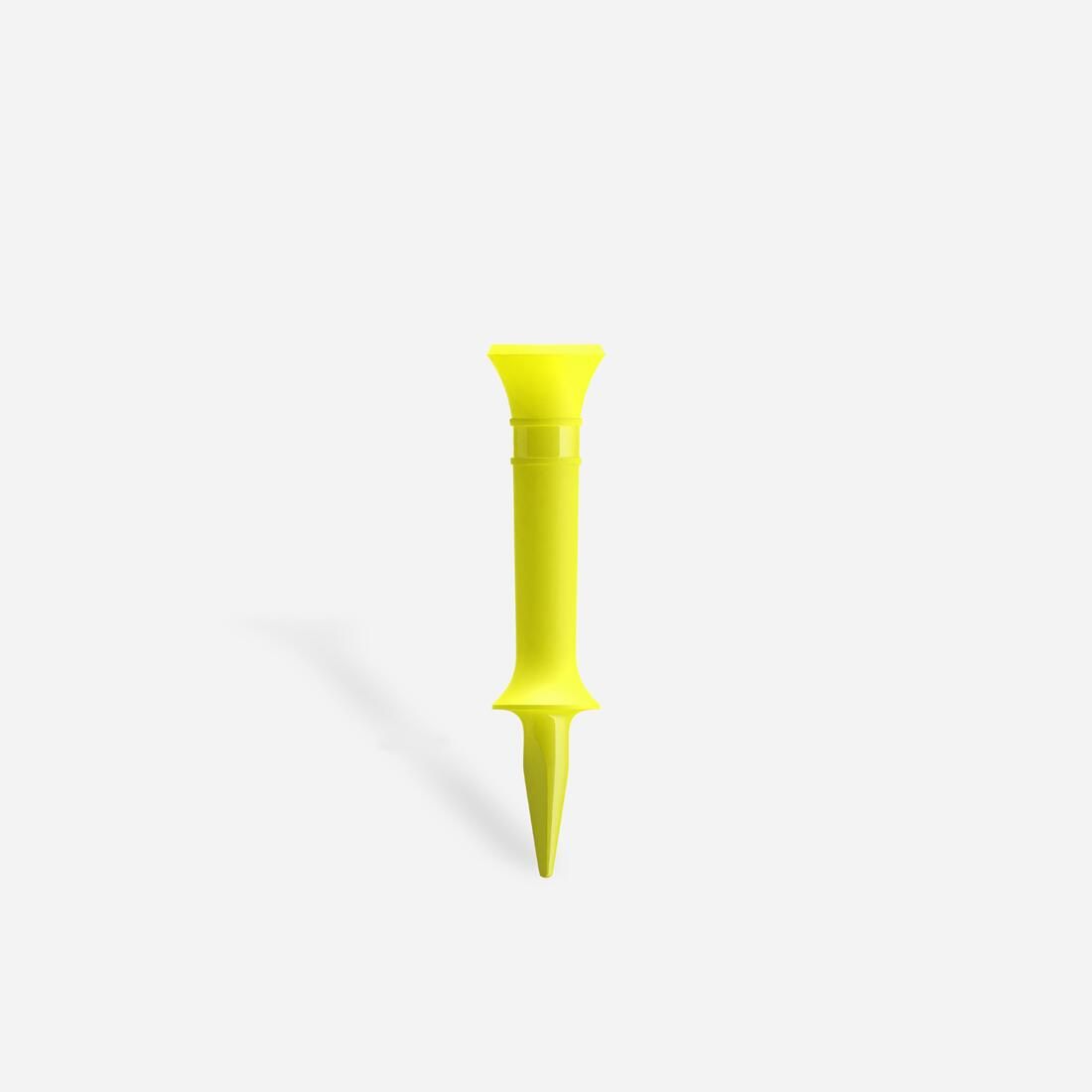 Tees golf x10 plastique à étage 40mm - inesis jaune